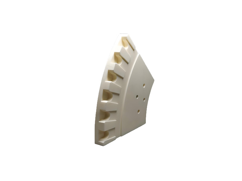 Alumina ceramic structural components