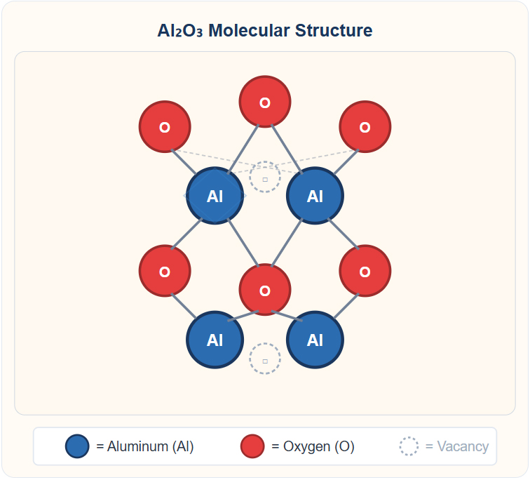 Al₂O₃ Molecular Structure Al₂O₃ Molecular Structure