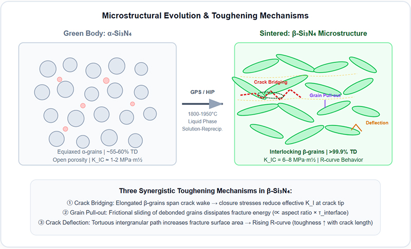 Microstructural Evolution & Toughening Mechanisms