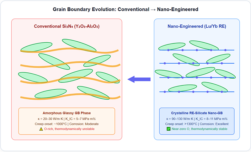Conventional → Nano-Engineered